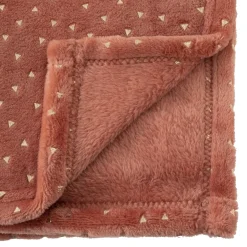 Manta Berlingot Terracota 75x100Cm