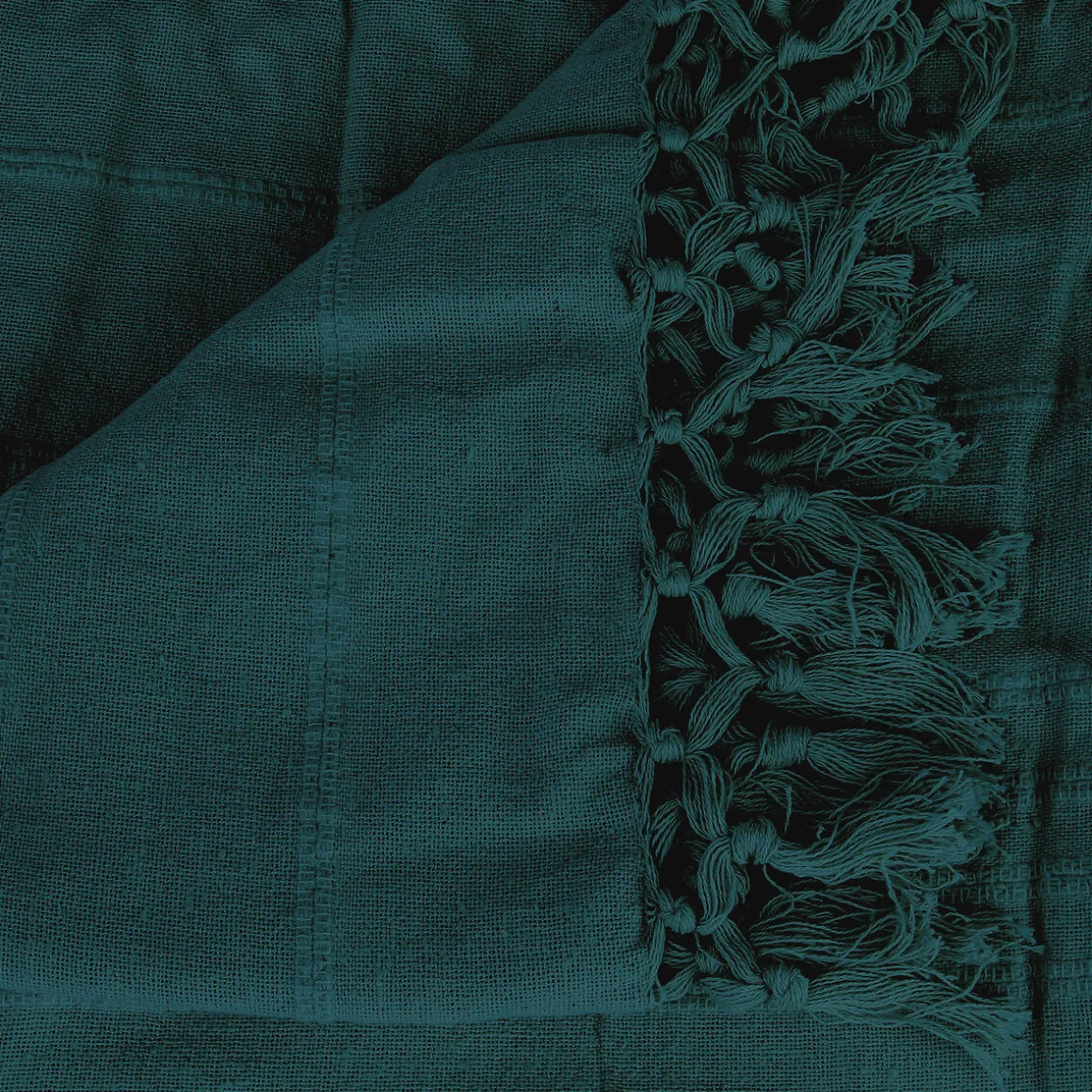 Manta C/Flecos Azul 160x220Cm