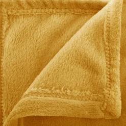 Manta Coralina Ocre 130x180Cm