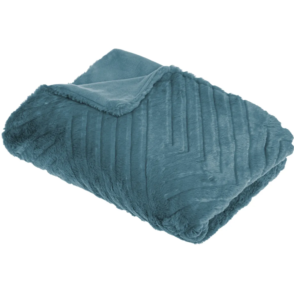 Manta Geo 3D Azul 120x160Cm