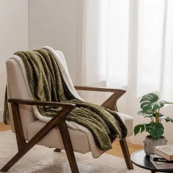 Manta LYNO verde 130x170cm