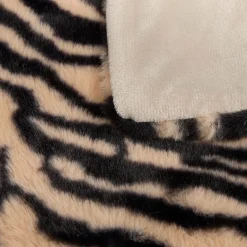 Manta LYNRA cebra de pelo 120x160cm