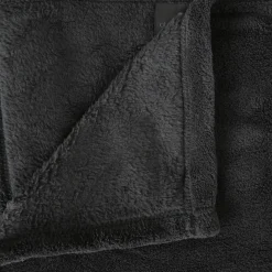 Manta Microfibra Gris Oscuro 180x230Cm