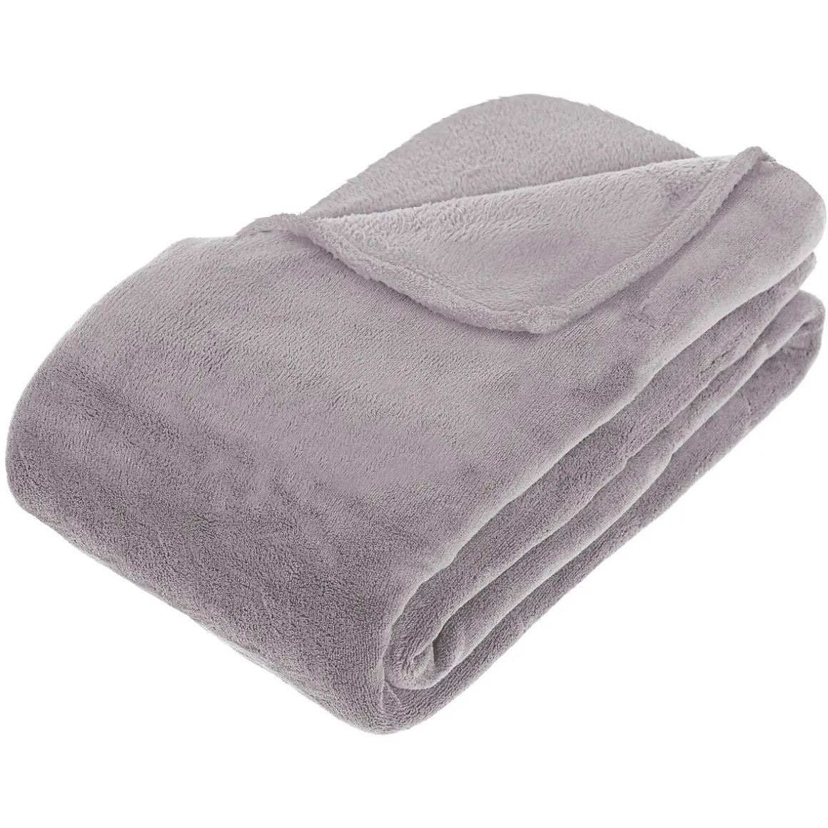 Manta Microfibra Gris 180x230Cm