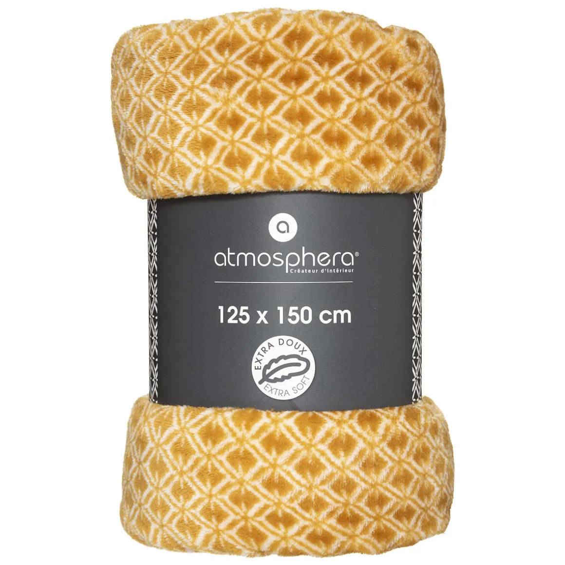 Manta OTTO Ocre 125x150cm