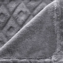 Manta Rombos 3D Gris 125x150Cm