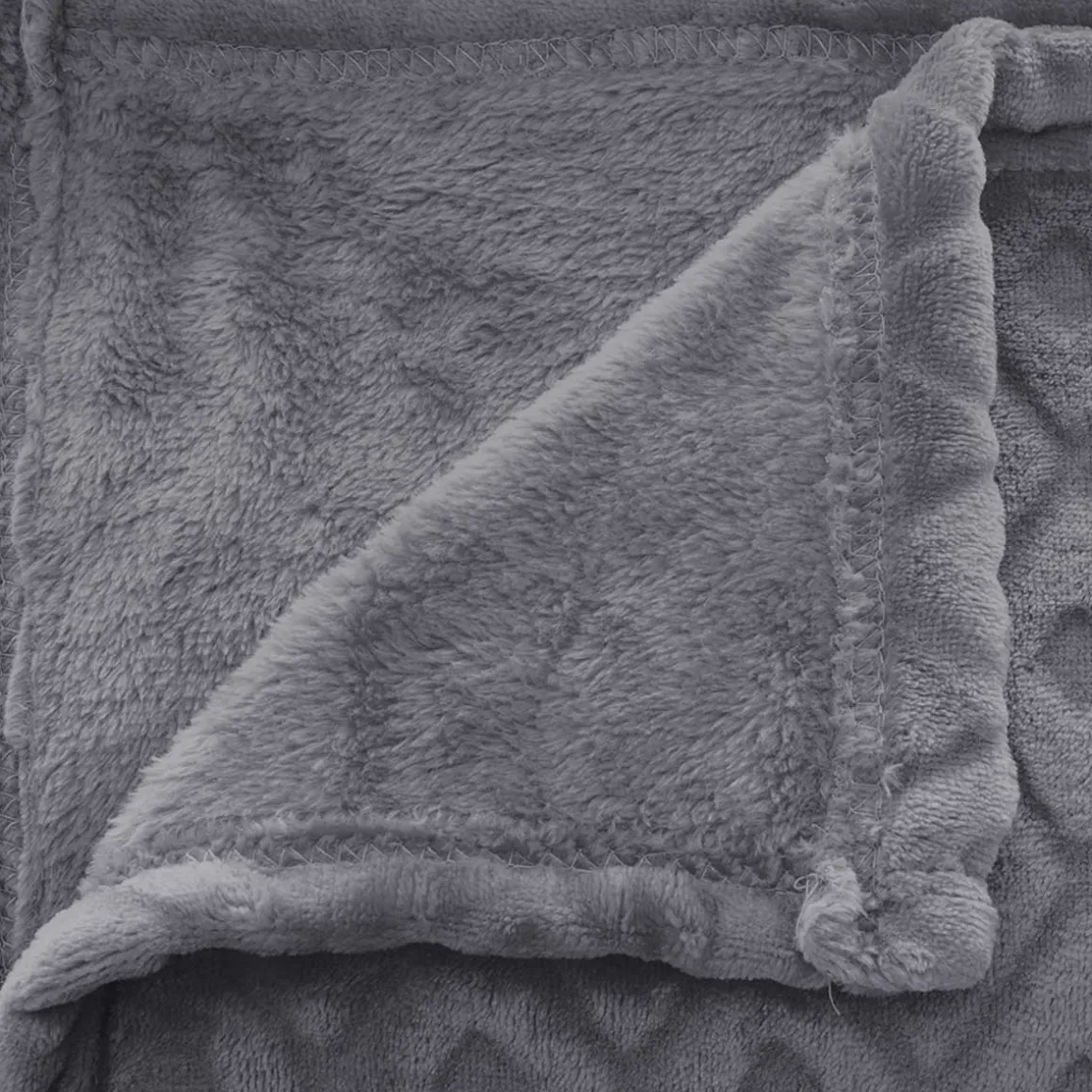 Manta Rombos 3D Gris 180x230Cm