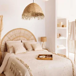 Manta Sea View C/Flecos Beige 130x180Cm