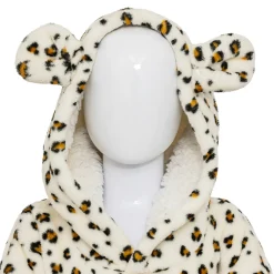 Manta Sudadera Con Capucha Leopardo