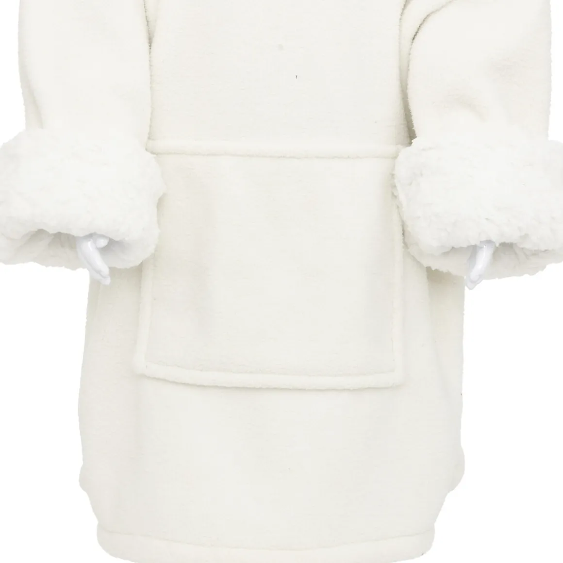 Manta Sudadera Con Capucha Oveja Blanca