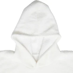 Manta Sudadera Con Capucha Bouclé Marfil