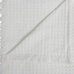 Manta The Floral Waffle Blanca 130x180cm