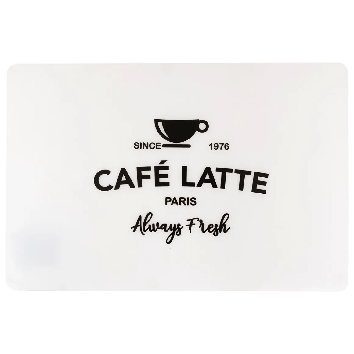 Mantel individual ALICE 48x35cm blanco y negro