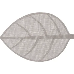 Mantel Individual Hoja Gris 50x33Cm