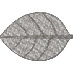 Mantel Individual Hoja Gris 50x33Cm