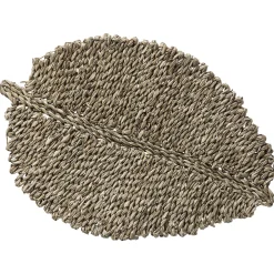 Mantel individual HOJA marrón de seagrass