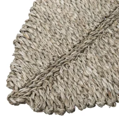 Mantel individual HOJA marrón de seagrass