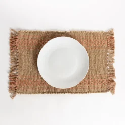 Mantel individual MIRAGE marrón 33x48cm