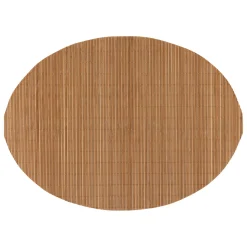 Mantel individual ovalado 48x35cm de bambú