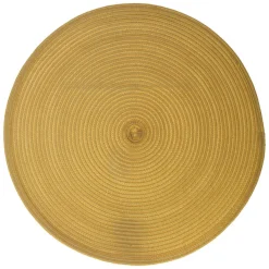 Mantel individual TEXALINE redondo moztaza 38cm