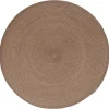 Mantel individual TEXALINE redondo gris pardo 38cm