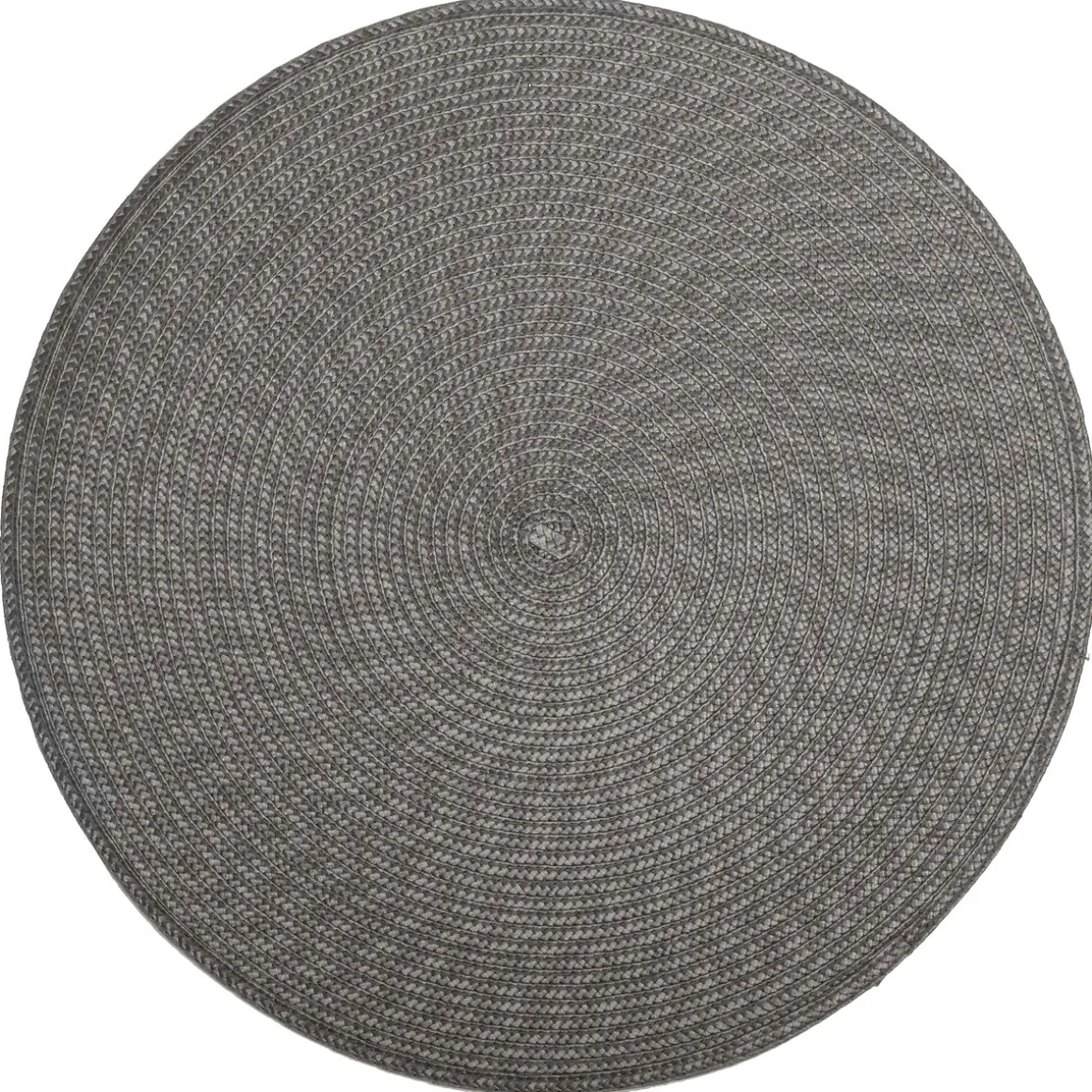 Mantel individual TEXALINE redondo gris 38cm