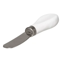 Mantequera Ceram. Tapa Bambú Y Cuchillo