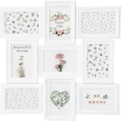 Marco De Fotos Múltiple 9 Fotos 50x50Cm