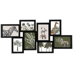 Marco De Fotos Múltiple 8 Fotos 65x32Cm