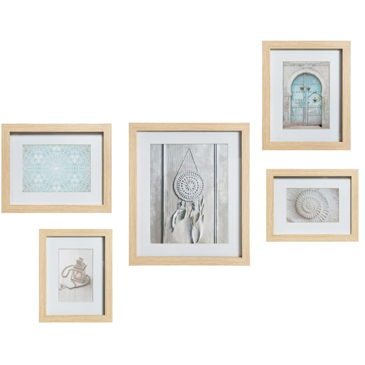 Marco De Fotos Múltiple Etnic 5 Fotos