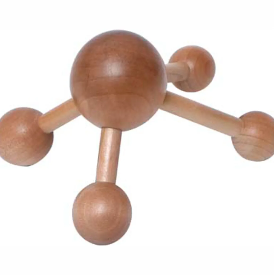 Masajeador De Mano De Madera Natural