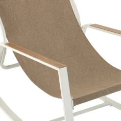 Mecedora FELINIO gris pardo