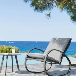 Mecedora NEVADA gris graphite