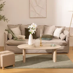 Mesa auxiliar ANAYA beige de mdf