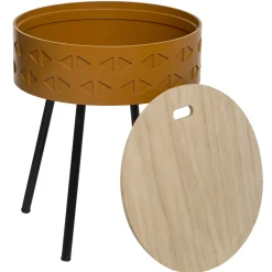 Mesa Auxiliar C/Almacenaje Mdf 38.5x45.5