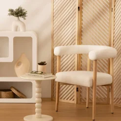 Mesa Auxiliar Chamlo Crudo Mdf