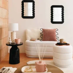 Mesa Auxiliar De Metal Negra Sita