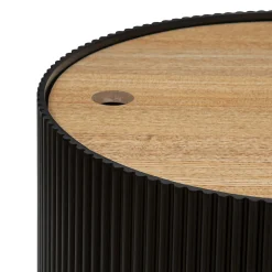 Mesa Auxiliar Enola Negra y Beige