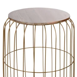 Mesa Auxiliar Flyo Tam.1/2 24x24x40Cm