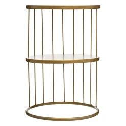 Mesa Auxiliar Kobu Dorada 36x52Cm