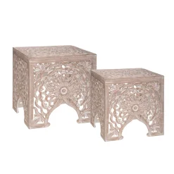 Mesa Auxiliar Mdf Tam.2/2 45x45x47Cm