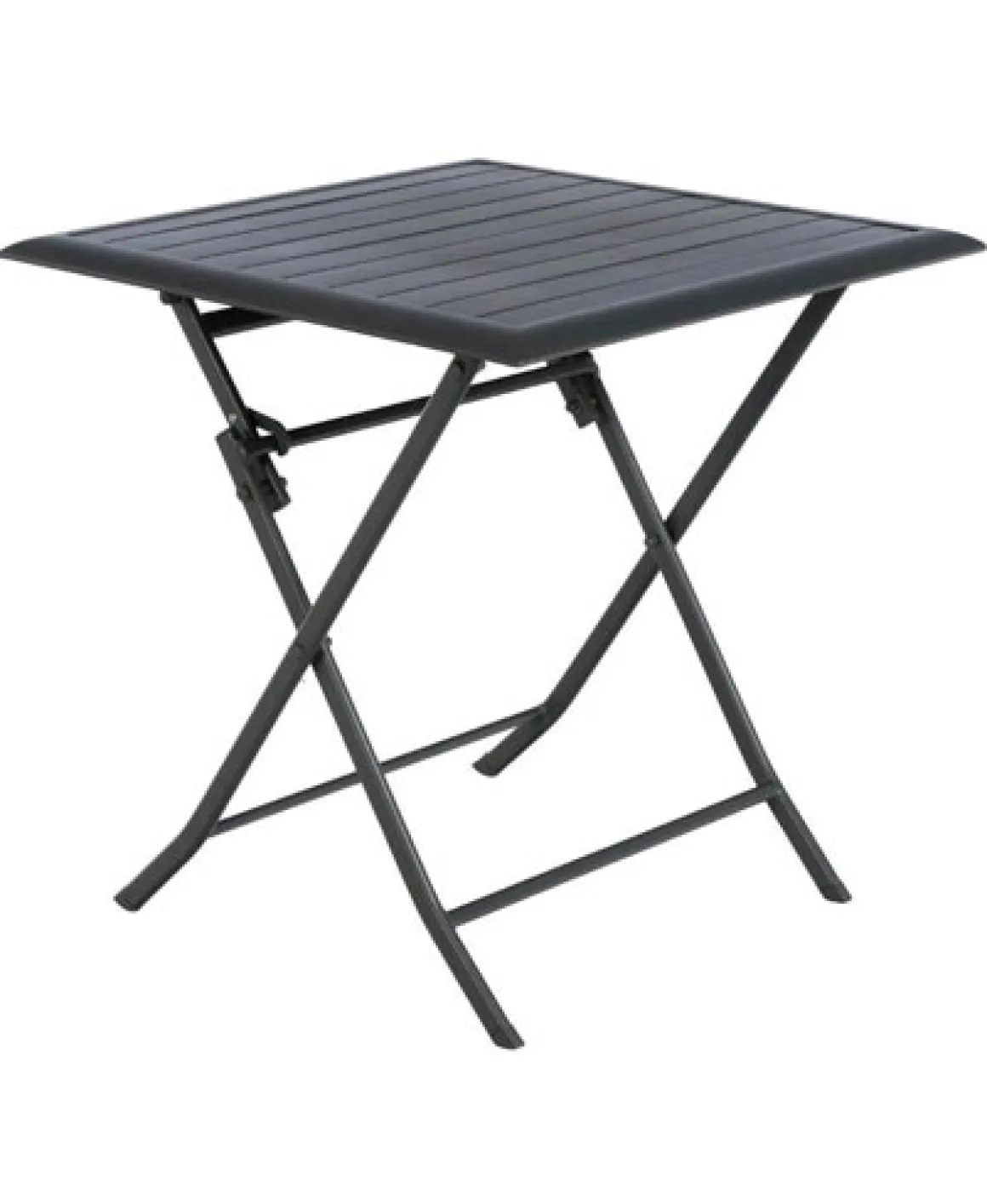 Mesa AZUA plegable gris grafito de aluminio