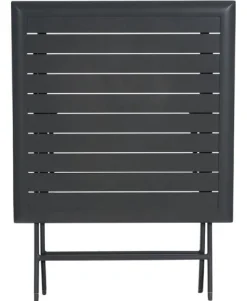 Mesa AZUA plegable gris grafito de aluminio