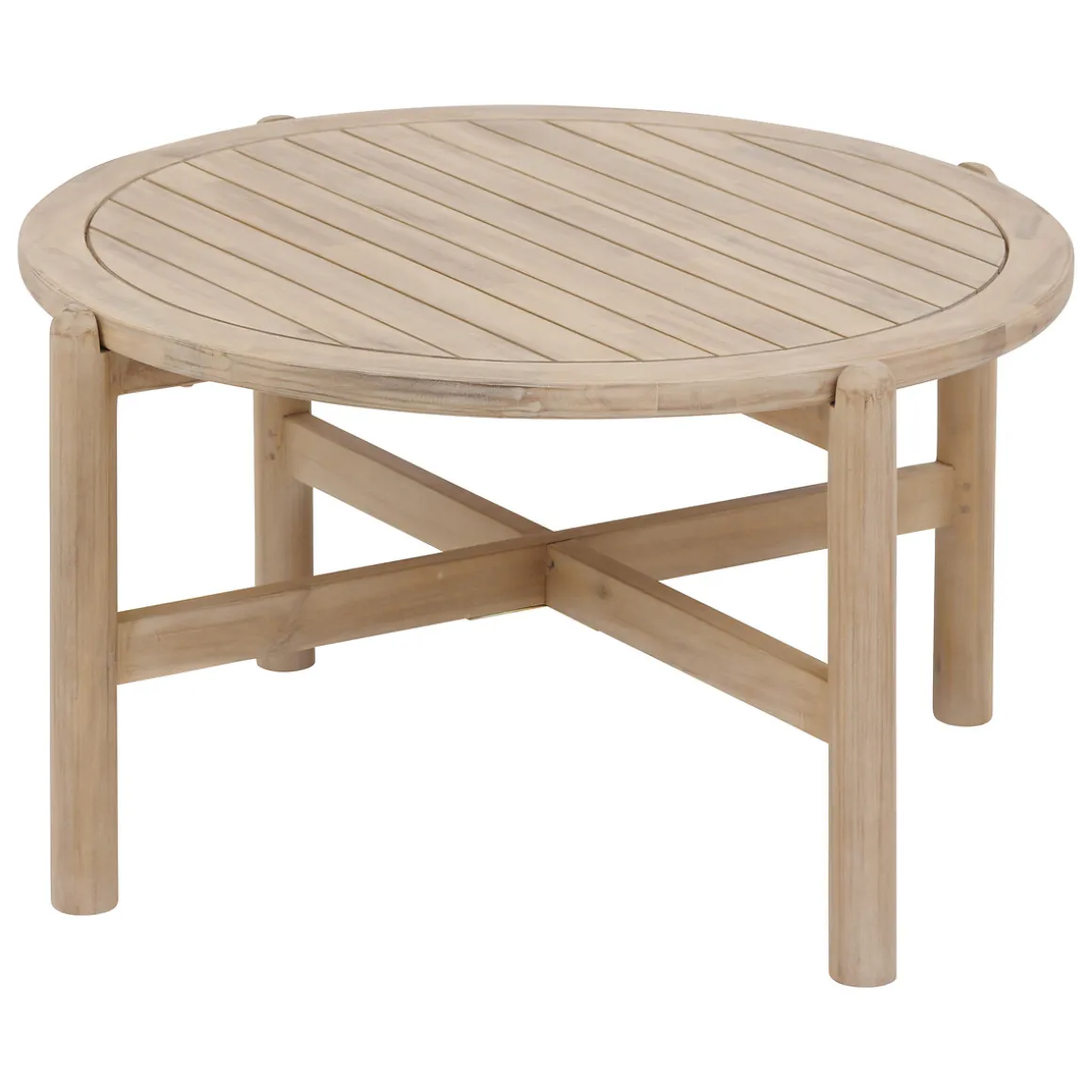 Mesa baja DEONA de madera acacia