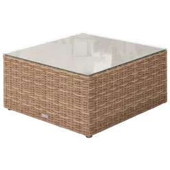 Mesa baja MOORÉA savana de ratán sintético