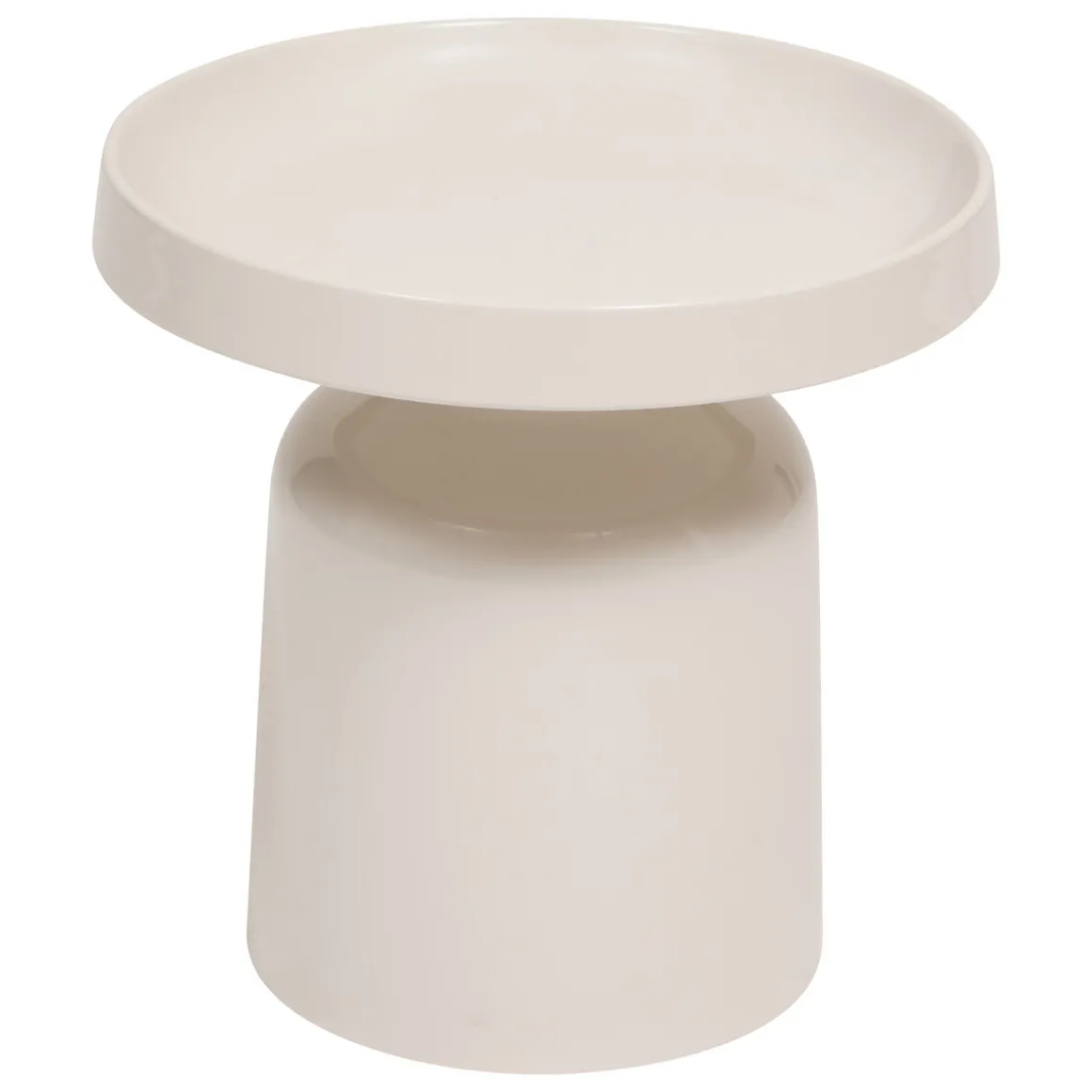 Mesa de centro ABADI crudo de metal 41x43cm