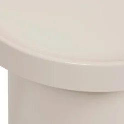 Mesa de centro ABADI crudo de metal 41x43cm