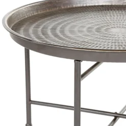 Mesa De Centro De Metal 65x65x39.5Cm