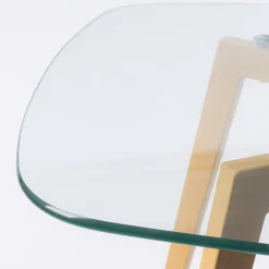 Mesa De Cocina Gally Con Tapa De Vidrio