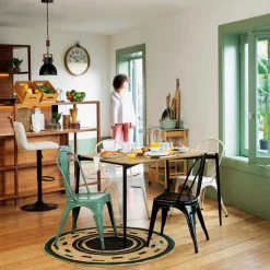 Mesa de cocina SLANO marrón de mdf